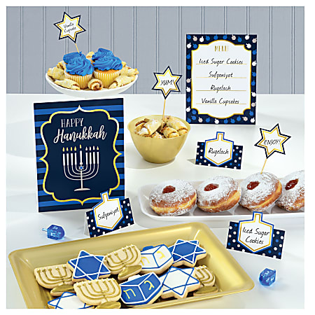 Amscan Hanukkah Buffet Decorating Kits, Set Of 3 Kits