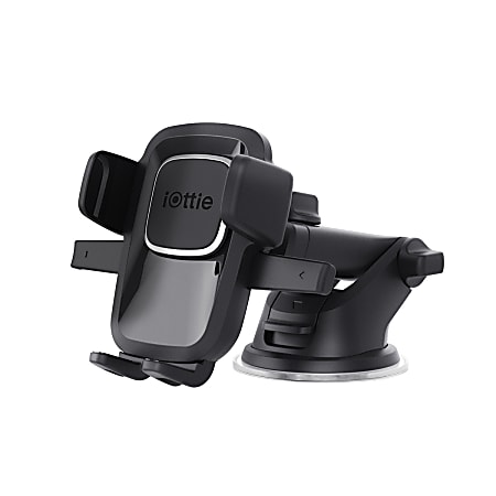 iOttie Easy One-Touch 4 Dashboard/Windshield Phone Mount Holder, Black, HLCRIO125
