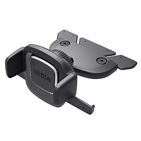 iOttie Easy One-Touch 4 CD-Slot Car Mount Holder Cradle, Black, HLCRIO127