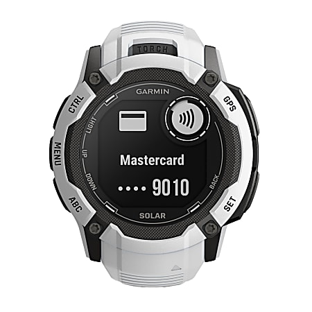 Garmin Instinct 2X Solar Rugged GPS Smartwatch, Whitestone