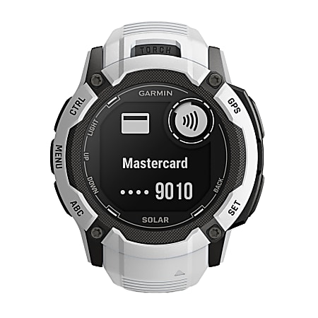 Garmin Instinct 2X Solar Smart Watch Whitestone - Office Depot