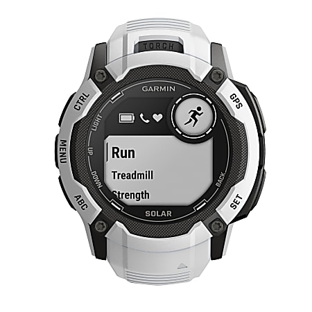 Garmin Instinct 2X Solar Smart Watch Whitestone - Office Depot