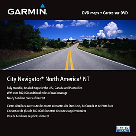 Garmin City Navigator North America/Canada/Mexico, microSD/SD card