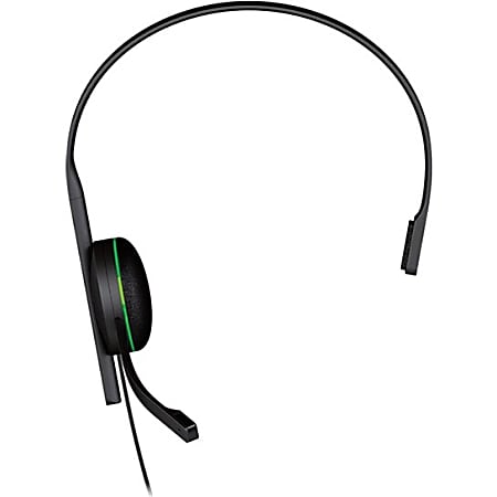 Microsoft Xbox One Chat Headset Black Office Depot
