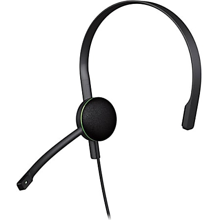 Microsoft Xbox One Chat Headset Black Office Depot