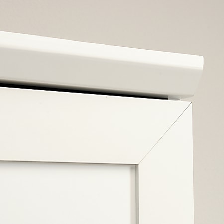 Sauder HomePlus Narrow Storage Cabinet Soft White Office Depot