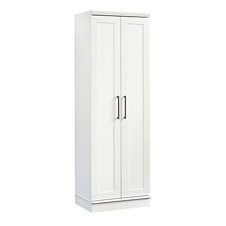 Skinny white best sale storage cabinet