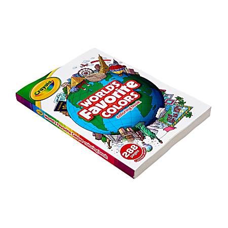 Crayola Worlds Favorite Colors Coloring Book 288 Coloring Book Pages ...