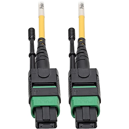 Eaton Tripp Lite Series MTP/MPO (APC) Singlemode Patch Cable (F/F), 12 Fiber, 40/100 GbE, QSFP+ 40GBAS - N39002M12AP