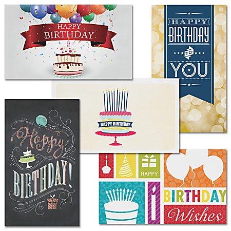 All Occasion Cards Economy Birthday Greeting Card Assortment With ...