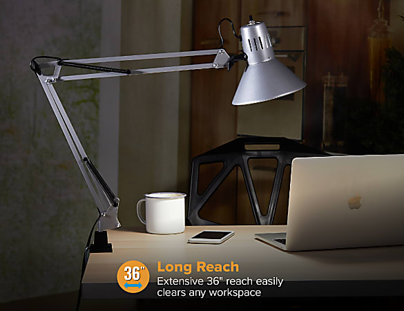 Bostitch swing arm led desk lamp with clamp online