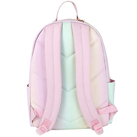 Trailmaker Emma Chloe Vegan Leather Backpack PinkPlaid ODP