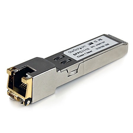 StarTech.com Cisco SFP-GE-T Compatible SFP Module - 1000BASE-T Copper SFP Transceiver - Lifetime Warranty - SFPC1110