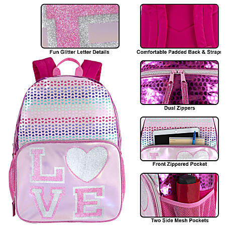 Love pink book bags 2025