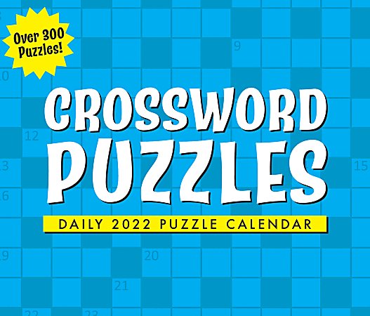 Willow Creek Press Page-A-Day Daily Desk Calendar, 5-1/2" x 6-1/4", Crossword Puzzles, January To December 2022