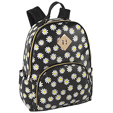 Emma & Chloe Vegan Leather Mini Backpack Purse for Women, Teens