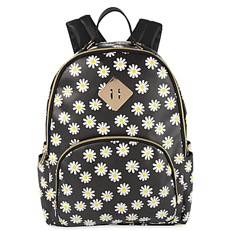 Emma & Chloe Vegan Leather Mini Backpack Purse for Women, Teens