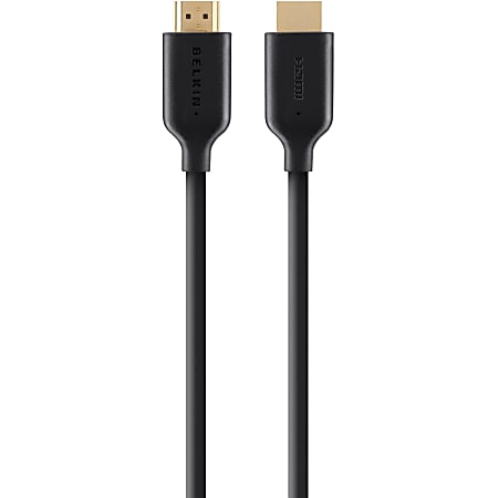 Belkin HDMI A/V Cable - 6.56 ft HDMI A/V Cable for Audio/Video Device - First End: HDMI Digital Audio/Video - Gold Plated Connector