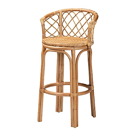 bali & pari Orchard Bar Stool, Natural Brown