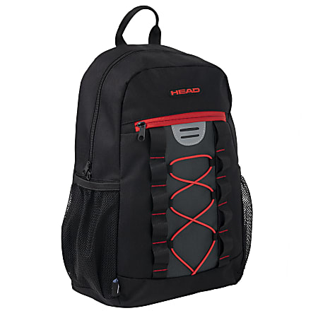 HEAD Bungee Backpack With Reflective Patch, Black