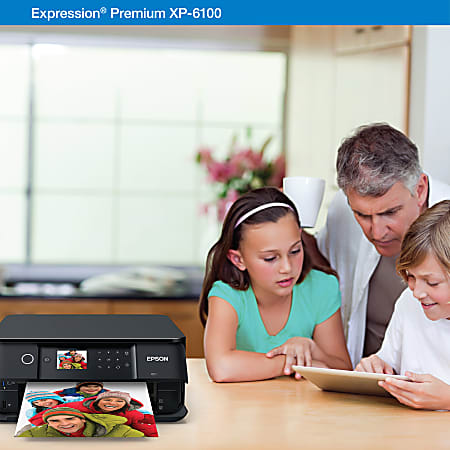 Epson® Expression® Premium XP-6100 Wireless Inkjet All-In-One Color Printer
