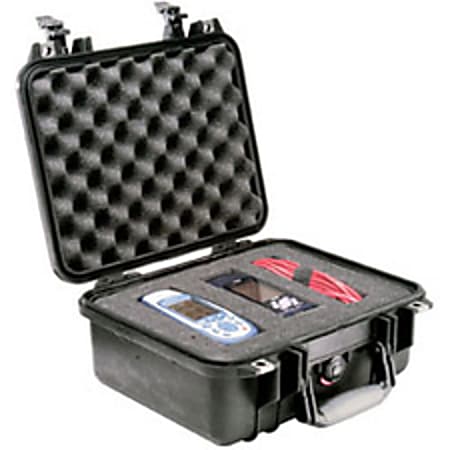 Pelican 1400 Shipping Case with Foam - Internal Dimensions: 11.81"x8.87"x 5.18" - External Dimensions: 13.4"x11.6"x 6" Depth - 1400000150