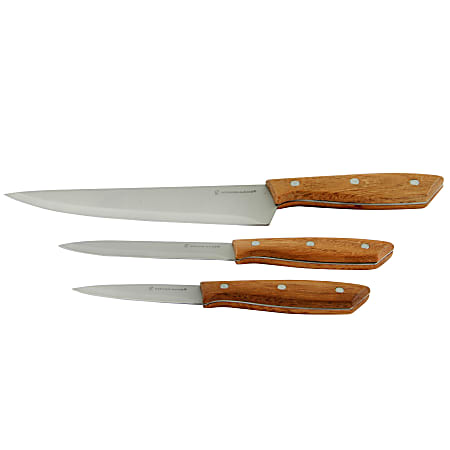 Gibson Home Seward 3-Piece Stainless-Steel Cutlery Set