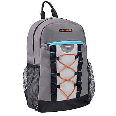 HEAD Bungee Backpack With Reflective Patch, Gray