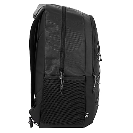 HEAD Bungee Double Section Backpack With 17 Laptop Pocket Black ...