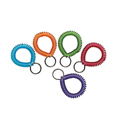 Control Group Wrist Coils, Assorted Colors, Pack Of 10 Wrist Coils