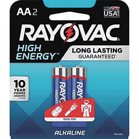 Rayovac High Energy Alkaline AA Batteries