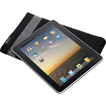 Belkin Carrying Case (Sleeve) iPad - Black - Scratch Resistant Interior, Scuff Resistant Interior - Neoprene - 8" Height x 10" Width x 0.8" Depth