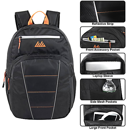 Laptop backpack with side pockets online