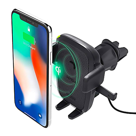 iOttie Easy One Touch Air Vent Mount For Qi-enabled Smartphones, Black, HLCRIO135