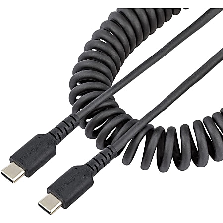 StarTech.com 20in (50cm) USB C Charging Cable, Coiled