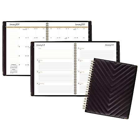 AT-A-GLANCE® Weekly/Monthly Planner, 11" x 8 1/2", January 2017 to January 2018