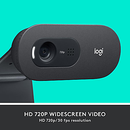 Webcam 720p HD grand angle