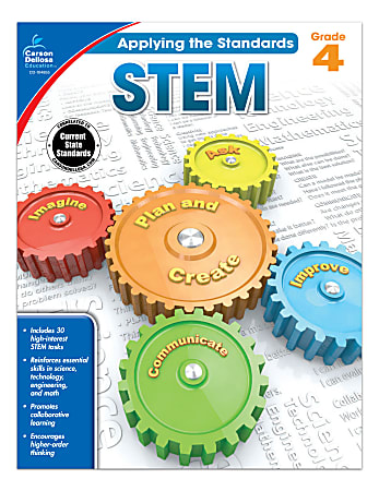 Carson-Dellosa™ Applying The Standards STEM Workbooks, Grade 4