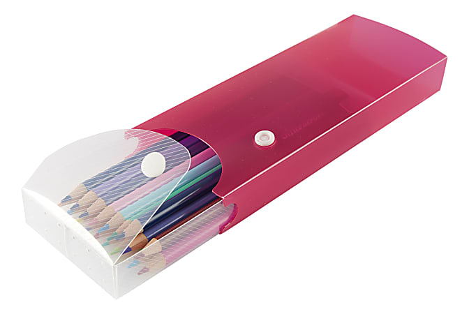 CLI Double-sided Pencil Boxes - 1.5 Height x 8.5 Width x 3.5 Depth -  Double Sided - Assorted - 24 / Display Box