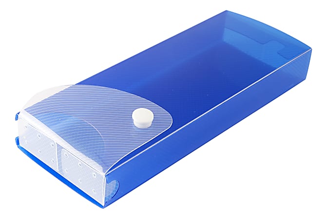 Cra-Z-Art Plastic School Box, 2-3/16”H x 5-3/16”W x 8”D, Clear