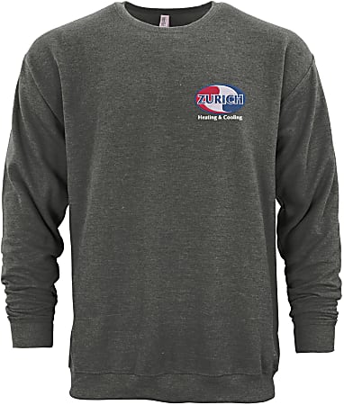 Custom M&O Unisex Crewneck Sweatshirt, 50/50 Embroidered