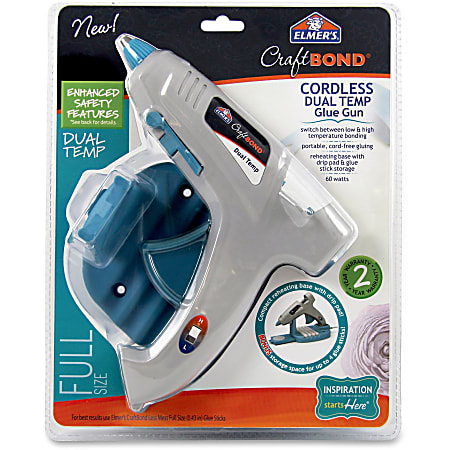 Elmer's CraftBond Cordless Dual Temp Glue Gun - 60 W