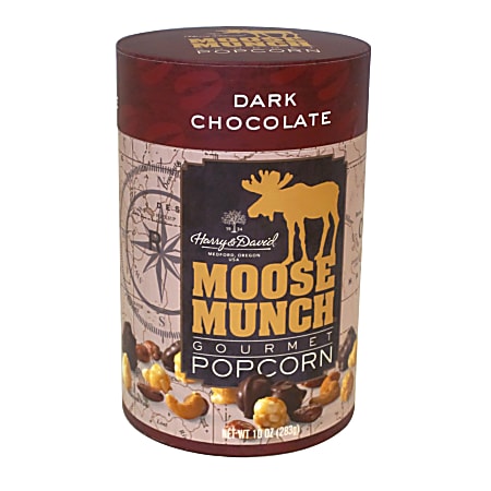 Harry & David's Dark Chocolate Moose Munch Gourmet Popcorn, 10 Oz Container