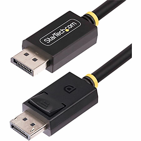 StarTech.com 3ft DisplayPort 2.1 Cable, VESA Certified DP40 DisplayPort Cable w/UHBR10/HDR/DSC 1.2a/HDCP 2.2, 8K 60Hz, DP 2.1 Cord