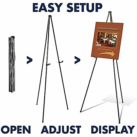 Quartet Heavy Duty Instant Easel - Office Depot