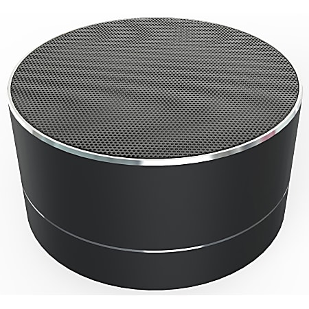Compucessory Portable Speaker System - 3 W RMS - Black - Battery Rechargeable - 1 Pack Compucessory Portable Speaker System - 3 W RMS - Black - Battery Rechargeable - 1 Pack