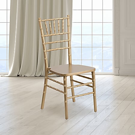 Flash Furniture HERCULES Series Chiavari Chair, Gold