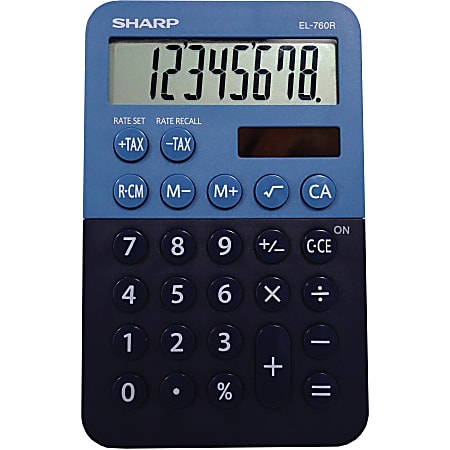 Sharp® EL-760RBBL Desktop Calculator