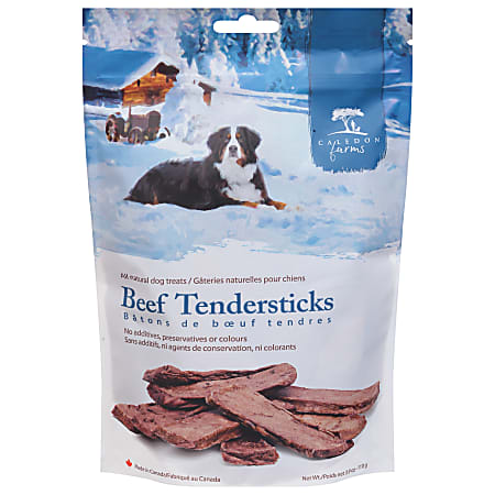Caledon Farms Beef Tendersticks Dog Treats, 3.9 Oz, Total Qty 4