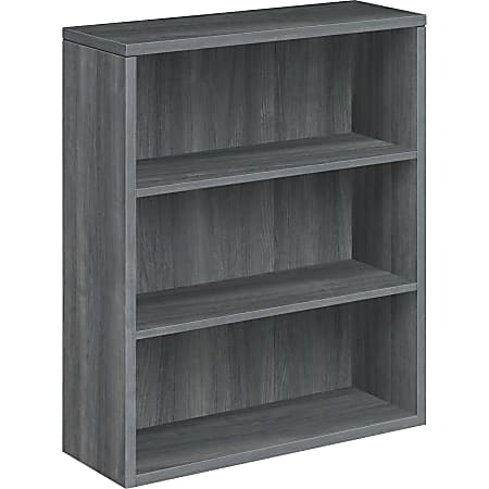 HON® 10500 44"H 3-Shelf Bookcase, Sterling Ash